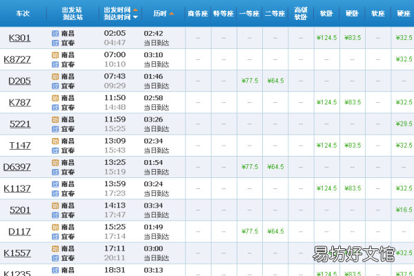 k557哪一个是硬卧,k55次列车经过路线