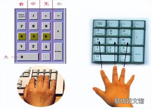 十个手指怎样正确按键盘图片 打字手指对应的键图片
