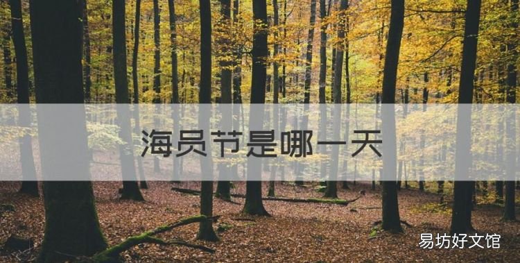 海员节是哪一天,世界海员日是几月几号