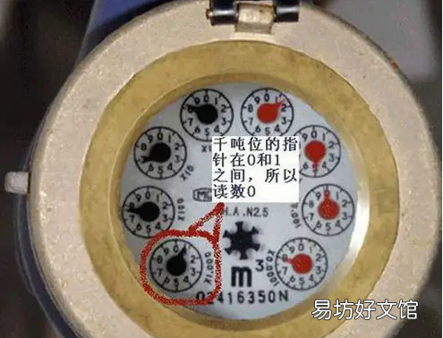 水表怎么看读数,水表怎么看吨数
