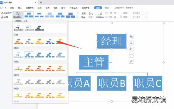 免费一键生成组织架构图 组织架构图在word制作方法