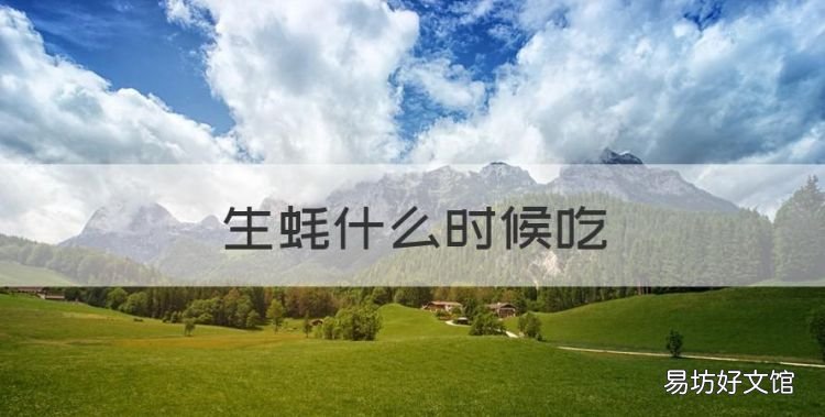 生蚝什么时候吃,生蚝什么季节买最好