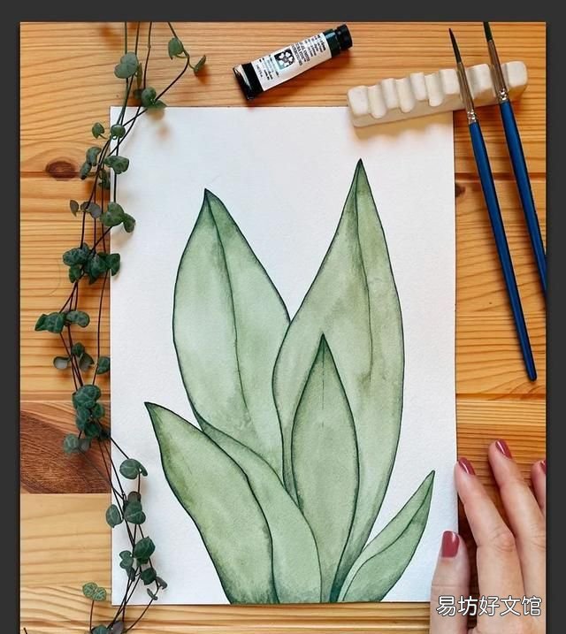 树叶粘贴画超级好看的 用不同的树叶画一幅画
