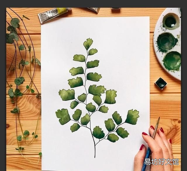 树叶粘贴画超级好看的 用不同的树叶画一幅画