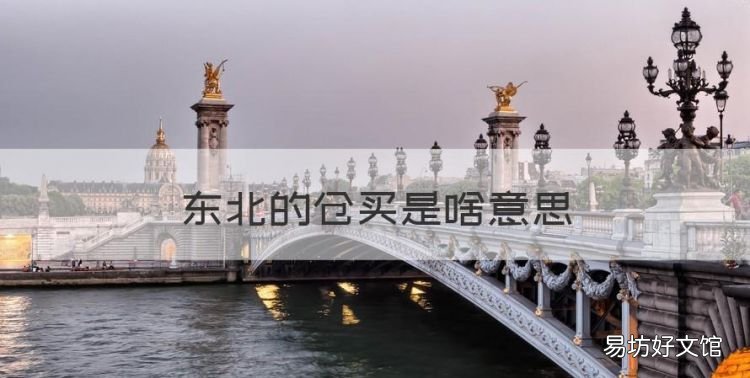 东北的仓买是啥意思,东北话仓买是什么意思