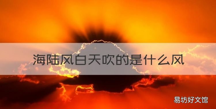 海陆风白天吹的是什么风