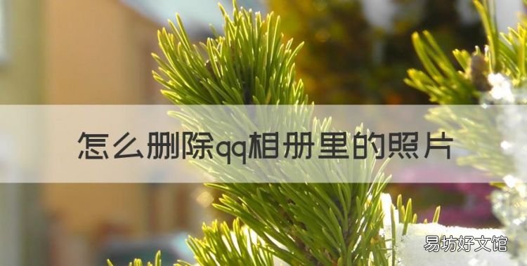 qq怎么收藏相册的照片,怎么删除qq相册里的照片
