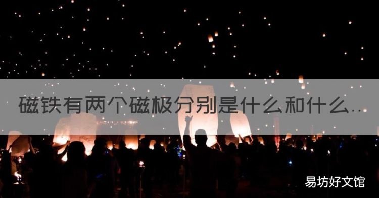 磁体有两个磁极分别叫什么,磁铁有两个磁极分别是什么和什么