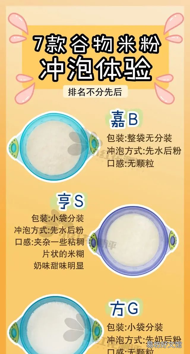 婴儿谷物米粉测评