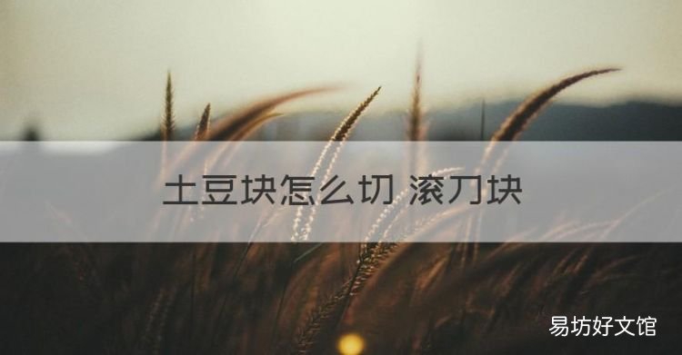 滚刀块怎么切,土豆块怎么切 滚刀块