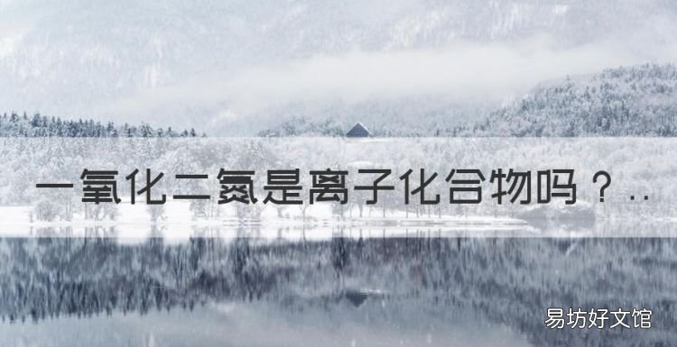 一氧化二氮是纯净物吗,一氧化二氮是离子化合物