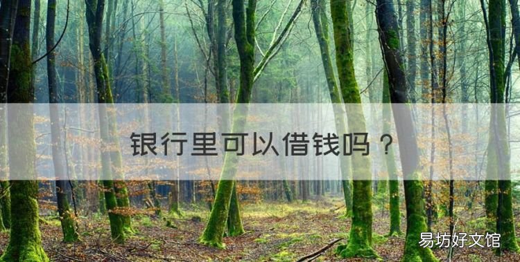 银行里可以借钱,咨询一下免费律师