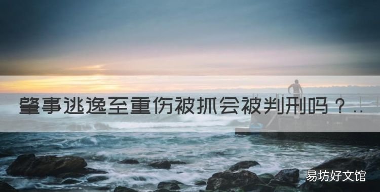 肇事逃逸至重伤被抓会被判刑，肇事逃逸致人重伤怎么判刑和赔偿