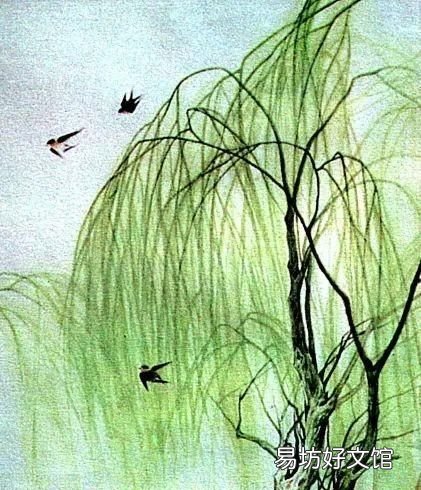 咏柳古诗:贺知章《咏柳》:不知细叶谁裁出,二月春风似剪刀
