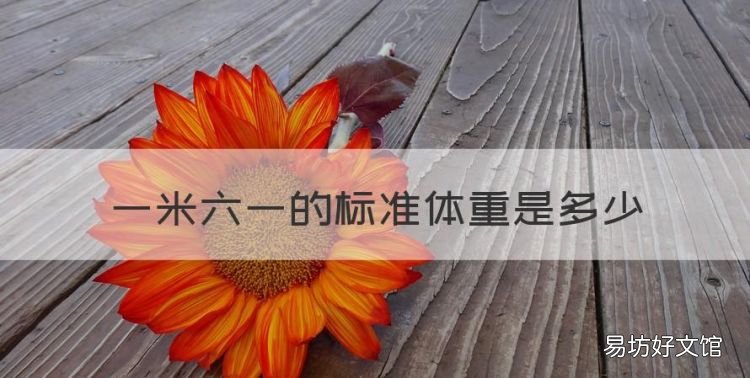 一米六一的标准体重是多少,1.65米的女生标准体重是多少