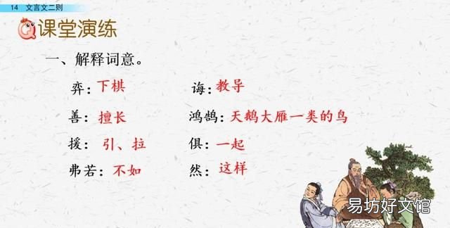 六年级下册语文第14课《文言文二则》PPT
