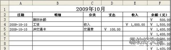 手把手教你做excel记账表格 收支记账表怎么做
