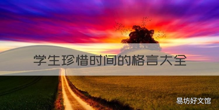 珍惜时间的名言小学,学生珍惜时间的格言大全