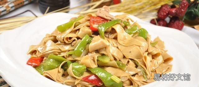 炒豆腐皮怎么做,绿豆芽炒豆腐皮怎么炒好吃