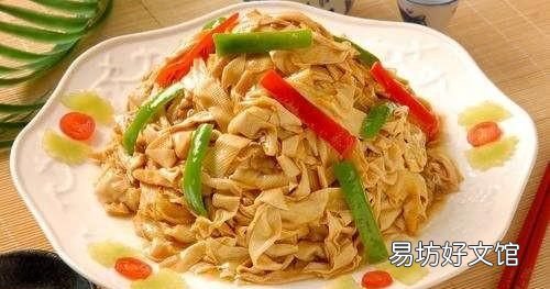 炒豆腐皮怎么做,绿豆芽炒豆腐皮怎么炒好吃