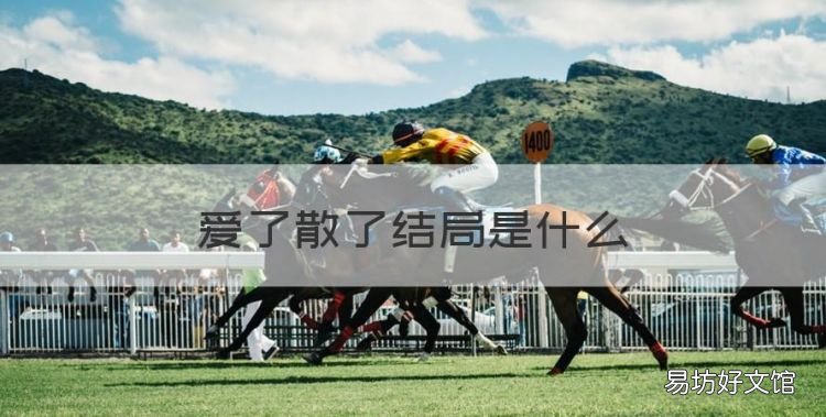 爱了散了结局是什么,爱了散了最后结局怎么样