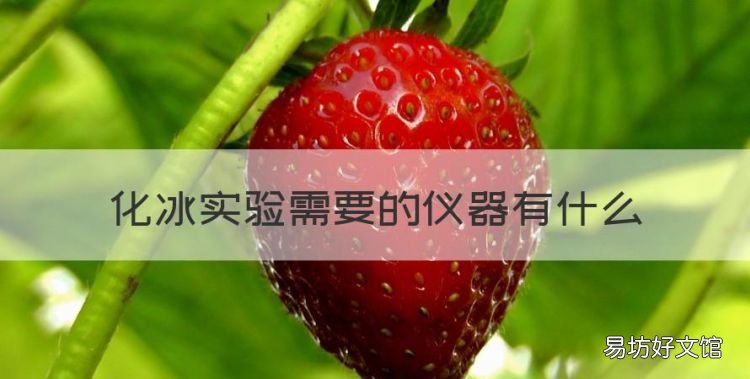 怎样操作化冰实验,化冰实验需要的仪器有什么