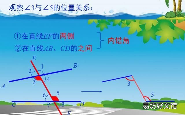 同位角内错角同旁内角