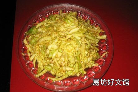 包菜可以凉拌,凉拌卷心菜的家常做法大全