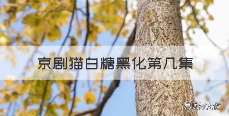 京剧猫白糖黑化第几集，京剧猫白糖身世在哪一集揭晓