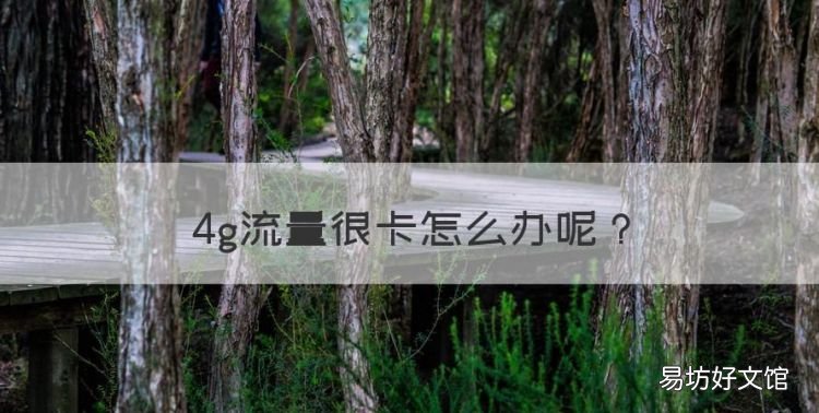 4g流量很卡怎么办,4g流量卡监控一个月多少钱