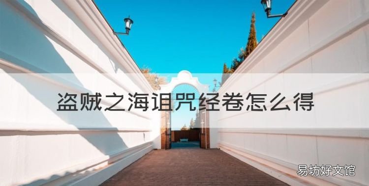 盗贼之海诅咒经卷怎么得,盗贼之海复活经卷3解锁什么
