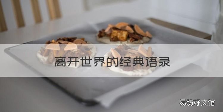 离开世界的经典语录,走出去看世界经典句子英文