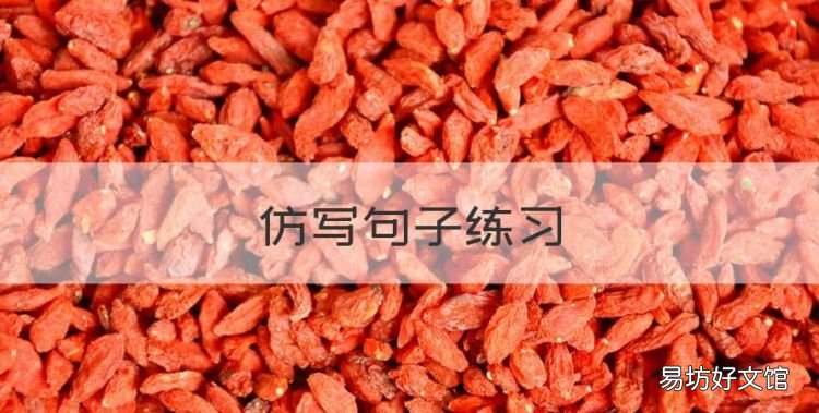 仿写句子练习,三年级仿写句子训练题及答案