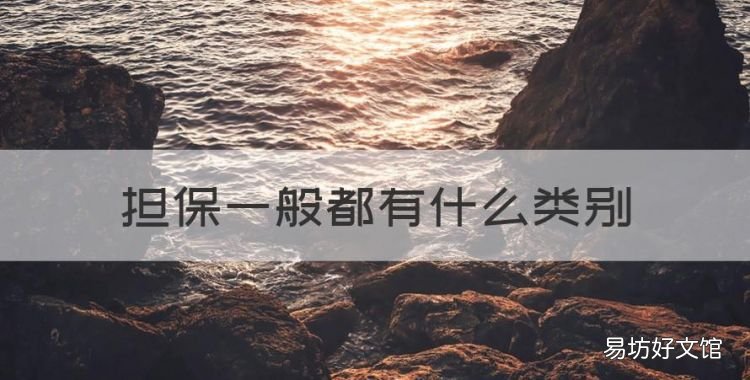 担保一般都有什么类别,一般担保的类别都有哪些呢
