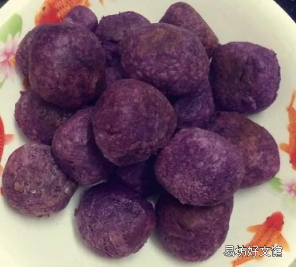 紫薯蒸熟了能放几天 紫薯糯米芝麻丸子