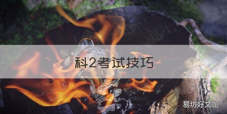科2考试技巧,科目一考试技巧口诀表2023