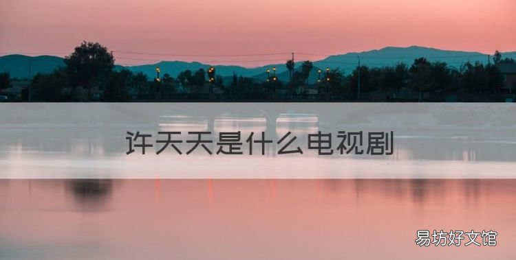 许天天是什么电视剧，我是奋青许天天前女友的结局