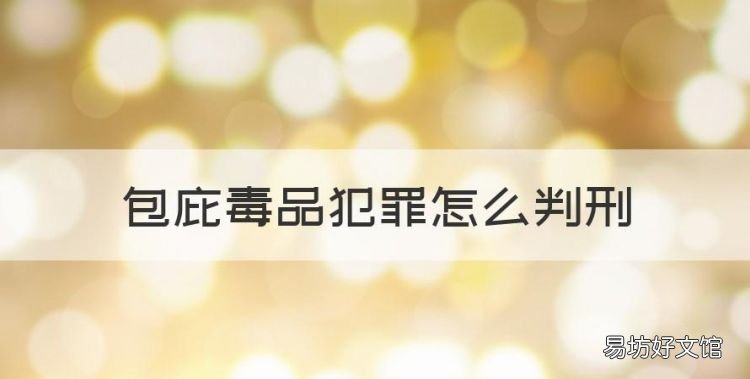 包庇毒品犯罪怎么判刑，包庇毒品罪是怎么判刑的呢