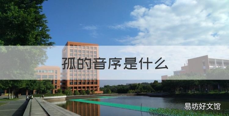 孤的音序是什么,孤字的音序是什么意思