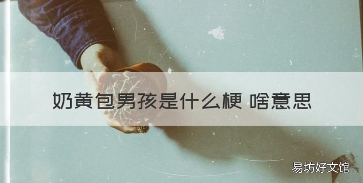 奶黄包男孩是什么梗 啥意思,网络用语咸鸭蛋女孩是什么意思