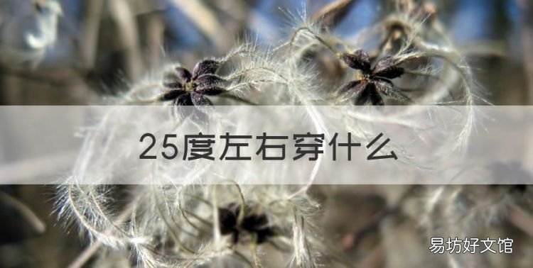 25度左右穿什么，18到25度穿什么衣服合适