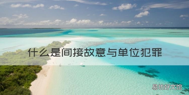 什么是间接故意与单位犯罪,单位犯罪和自然人共同犯罪的区别