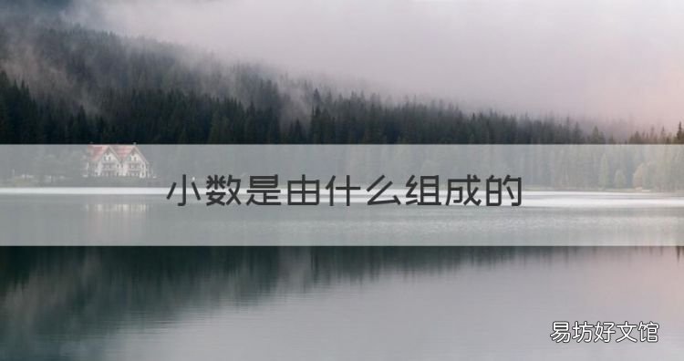 小数是由什么组成的,小学数学里的小数是由什么组成的呢