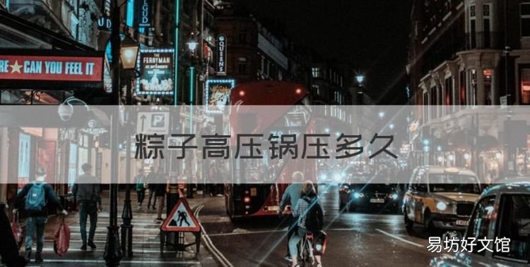 肉的 粽子高压锅压多久,高压锅煮粽子大概需要多长时间能熟