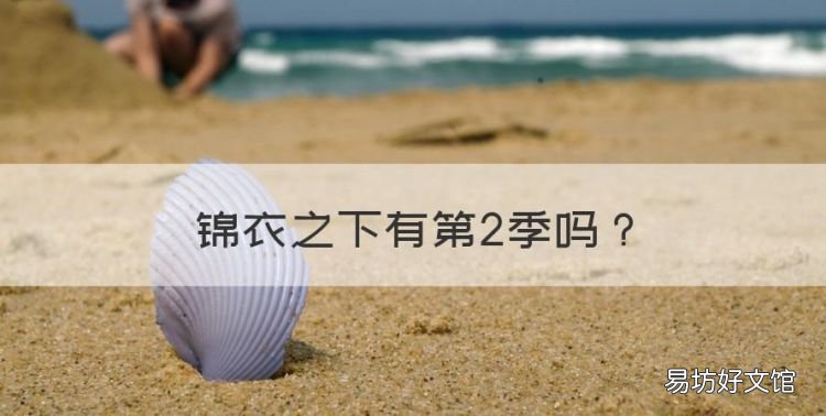 锦衣之下有第2季,锦衣之下有第二部吗