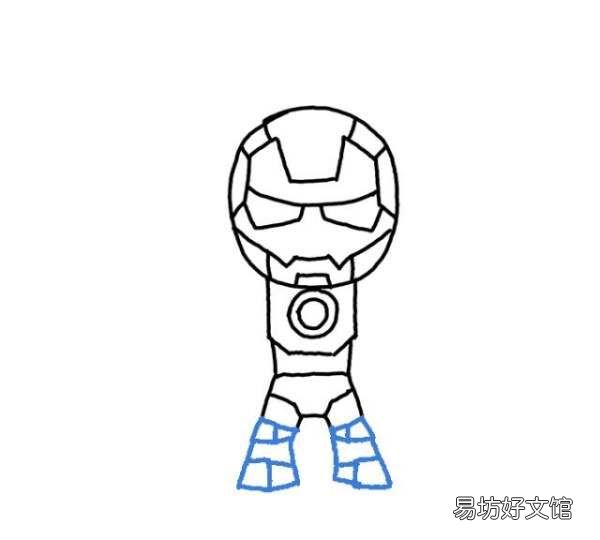 怎么画钢铁侠,钢铁侠怎么画 来看看具体画法
