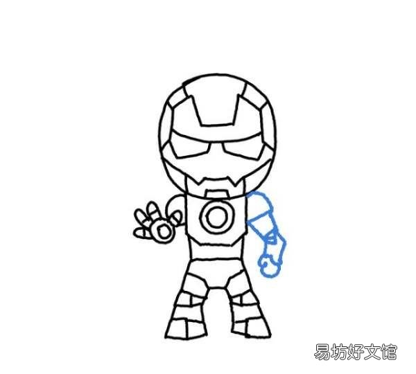 怎么画钢铁侠,钢铁侠怎么画 来看看具体画法
