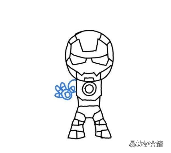 怎么画钢铁侠,钢铁侠怎么画 来看看具体画法