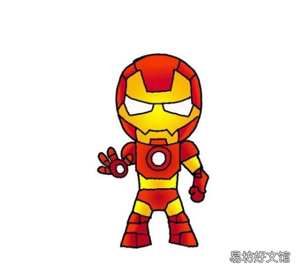 怎么画钢铁侠,钢铁侠怎么画 来看看具体画法