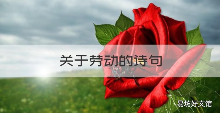 关于劳动的诗句